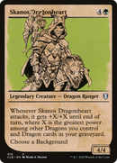 Skanos Dragonheart (Showcase) (CLB-410)  Foil - Commander Legends: Battle for Baldur's Gate: (Showcase)