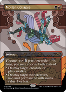 Molten Collapse (Borderless) (LCI-342)  Foil - The Lost Caverns of Ixalan