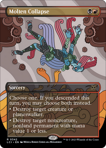 Molten Collapse (Borderless) (LCI-342)  - The Lost Caverns of Ixalan