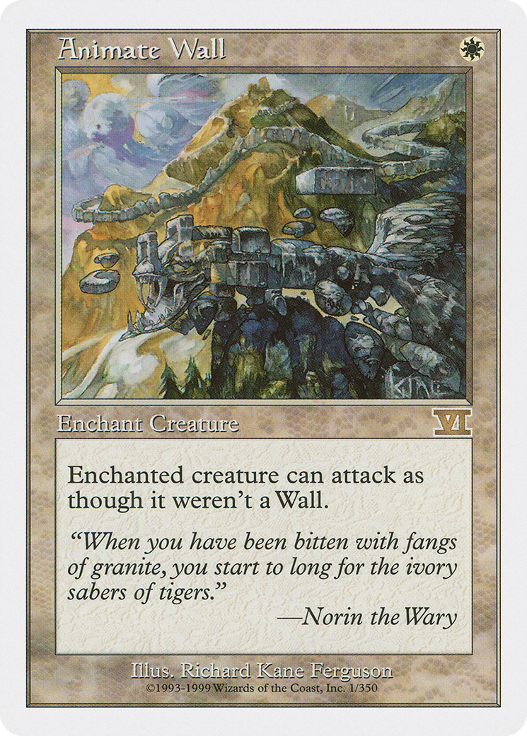Animate Wall (6ED-001)  - Classic Sixth Edition
