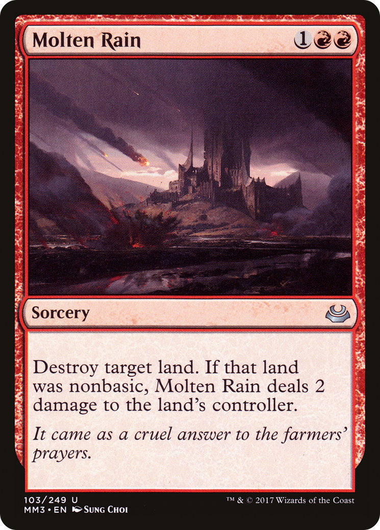 Molten Rain (MM3-103)  - Modern Masters 2017
