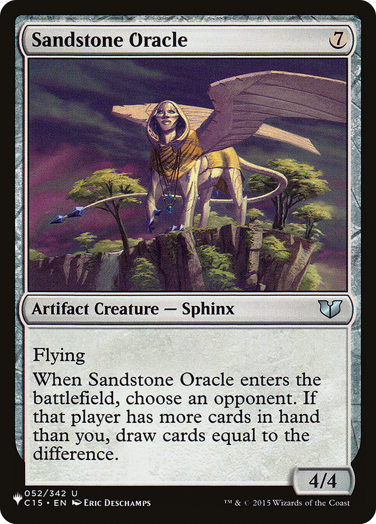 Sandstone Oracle (C15) (LIST-C15-52)  - The List