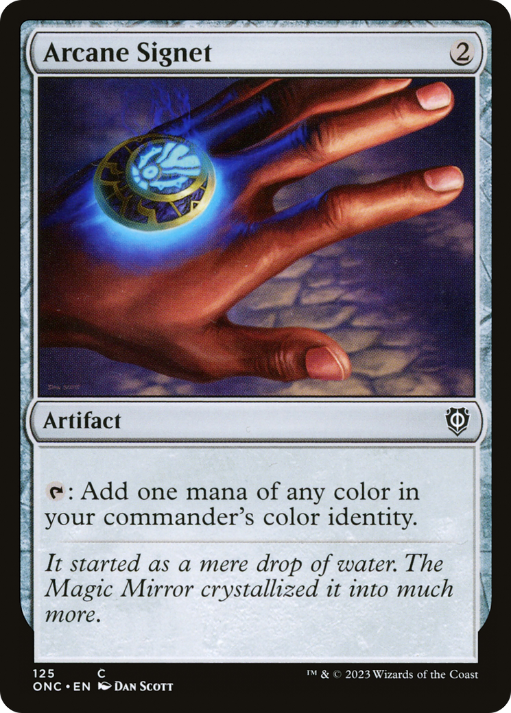 Arcane Signet (ONC-125)  - Phyrexia: All Will Be One Commander