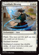 Twinblade Blessing (FDN-026)  - Foundations: (enchantment)