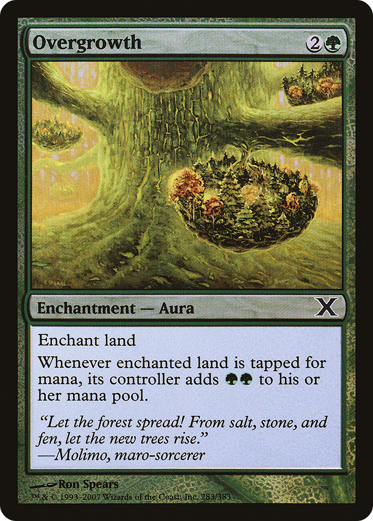 Overgrowth (10E-283★)  Foil - Tenth Edition