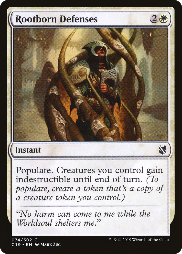 Rootborn Defenses (C19-074)  - Commander 2019
