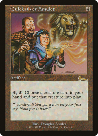 Quicksilver Amulet (ULG-130)  Foil - Urza's Legacy
