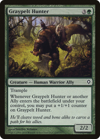 Graypelt Hunter (WWK-103)  - Worldwake