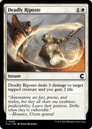 Deadly Riposte (CLU-058)  - Ravnica: Clue Edition