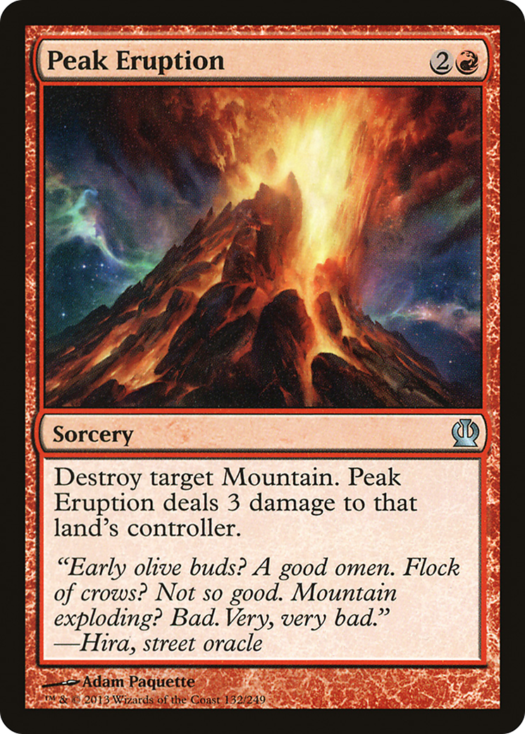 Peak Eruption (THS-132)  - Theros