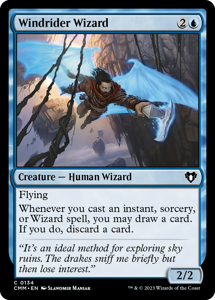 Windrider Wizard (CMM-134)  - Commander Masters