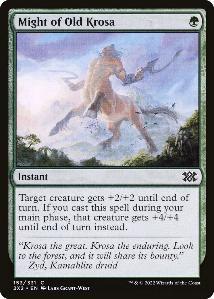 Might of Old Krosa (2X2-153)  - Double Masters 2022