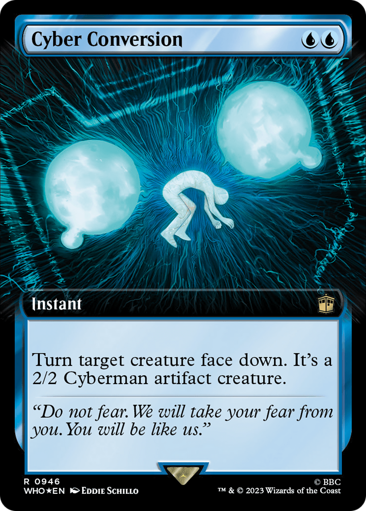 Cyber Conversion (Extended Art) (Surge Foil) (WHO-946)  Foil - Doctor Who: (Extended Art)