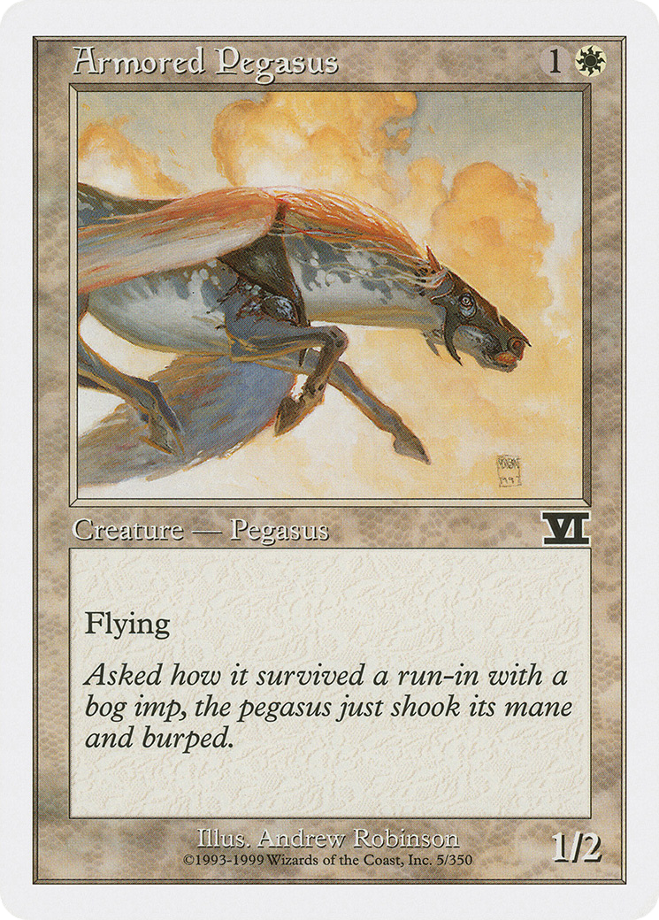 Armored Pegasus (6ED-005)  - Classic Sixth Edition