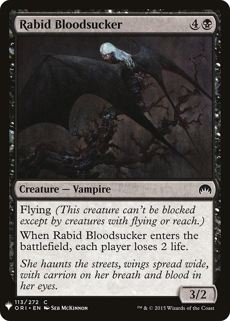 Rabid Bloodsucker (LIST-ORI-113)  - The List