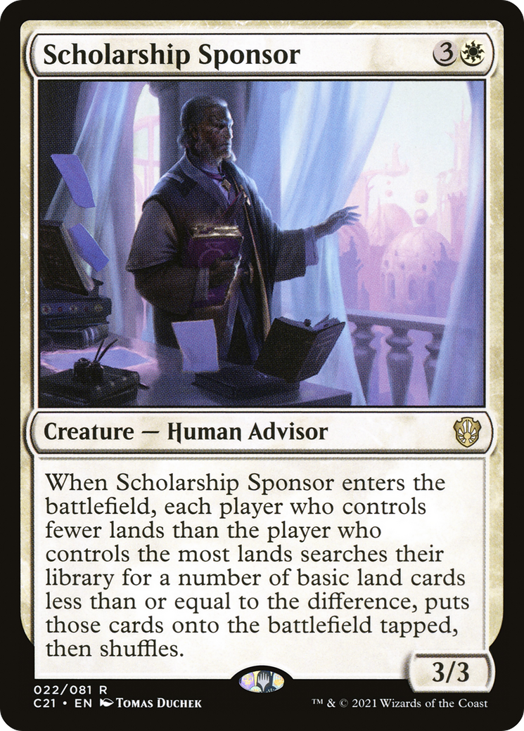 Scholarship Sponsor (C21-022)  - Commander 2021