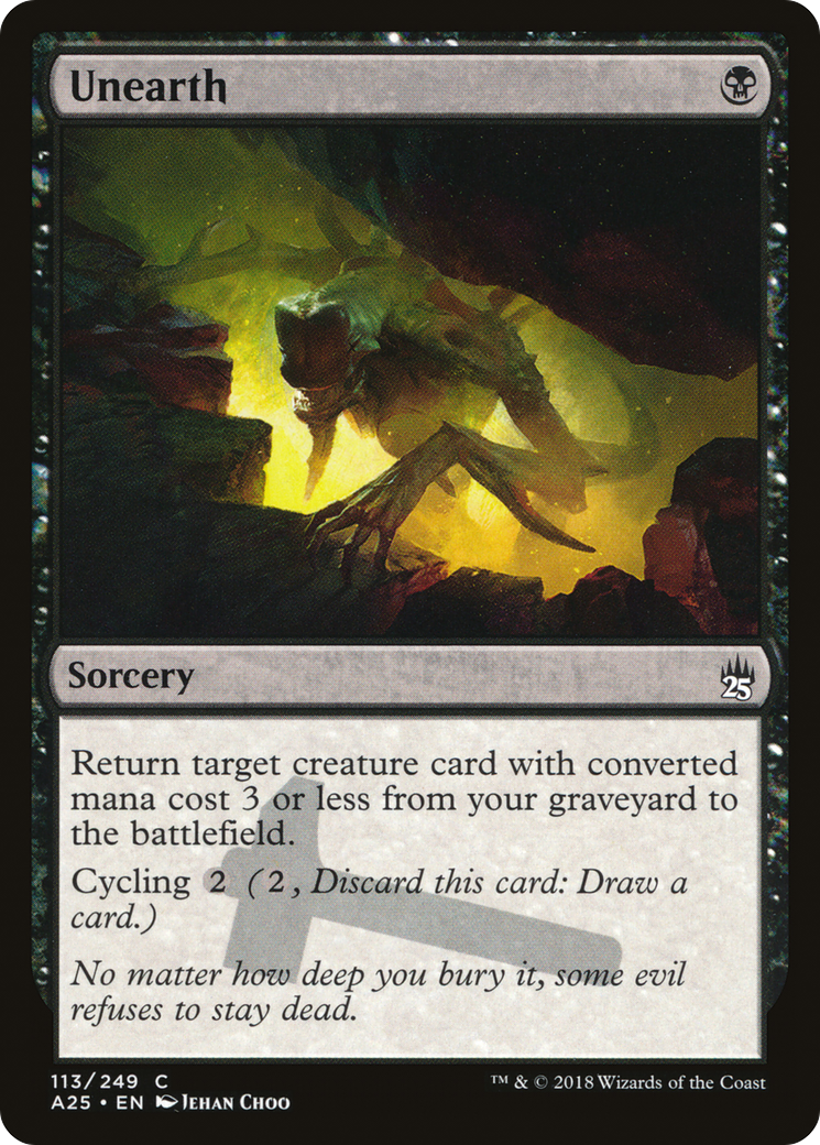 Unearth (A25-113)  - Masters 25