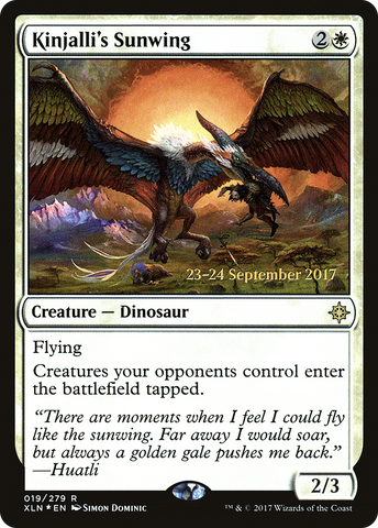 Kinjalli's Sunwing (PRE-019)  Foil - Ixalan Promos