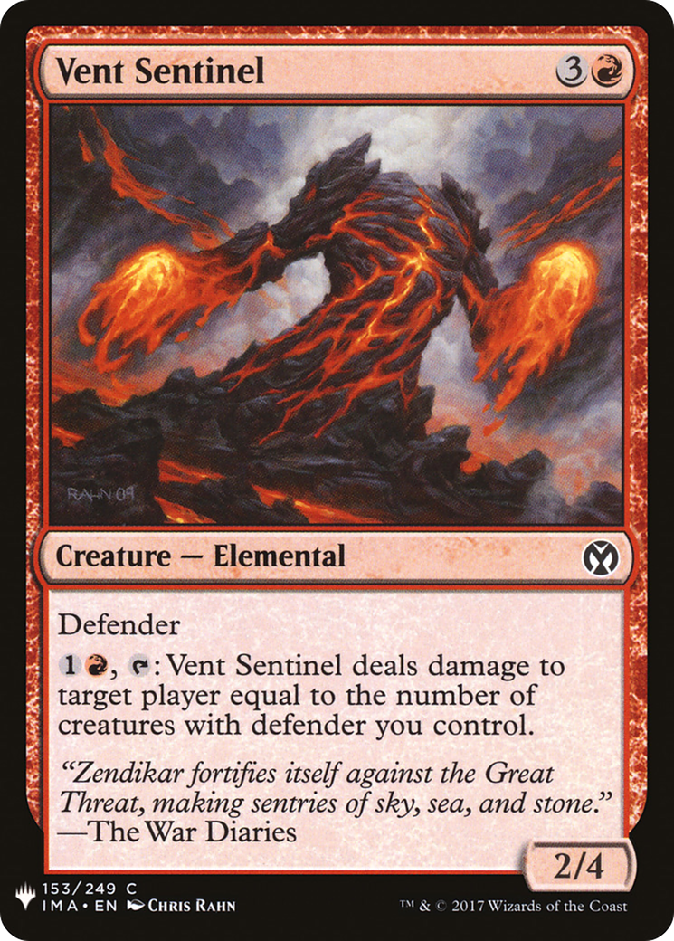 Vent Sentinel (LIST-153)  - The List