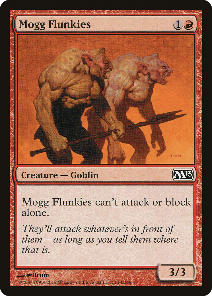 Mogg Flunkies (M13-143)  Foil - Magic 2013