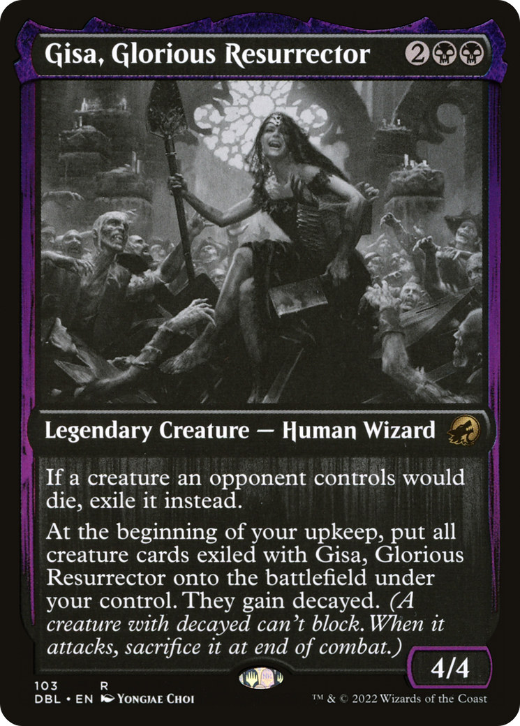 Gisa, Glorious Resurrector (DBL-103)  Foil - Innistrad: Double Feature