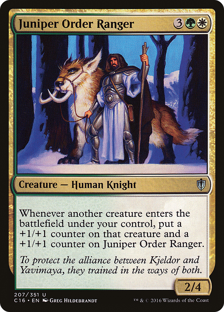 Juniper Order Ranger (C16-207)  - Commander 2016