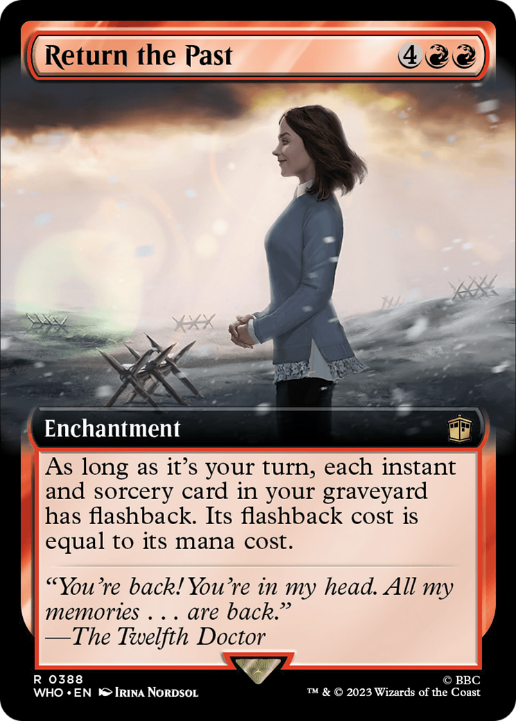 Return the Past (Extended Art) (WHO-388)  - Doctor Who: (Extended Art)