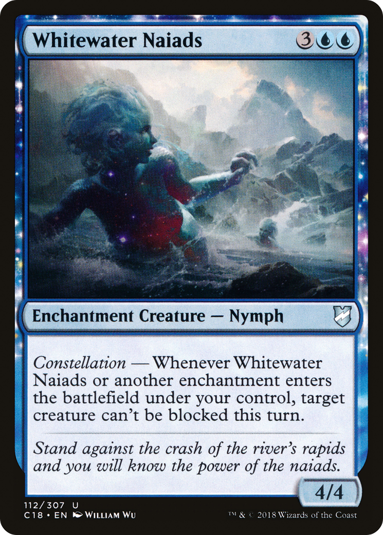 Whitewater Naiads (C18-112)  - Commander 2018: (enchantment)