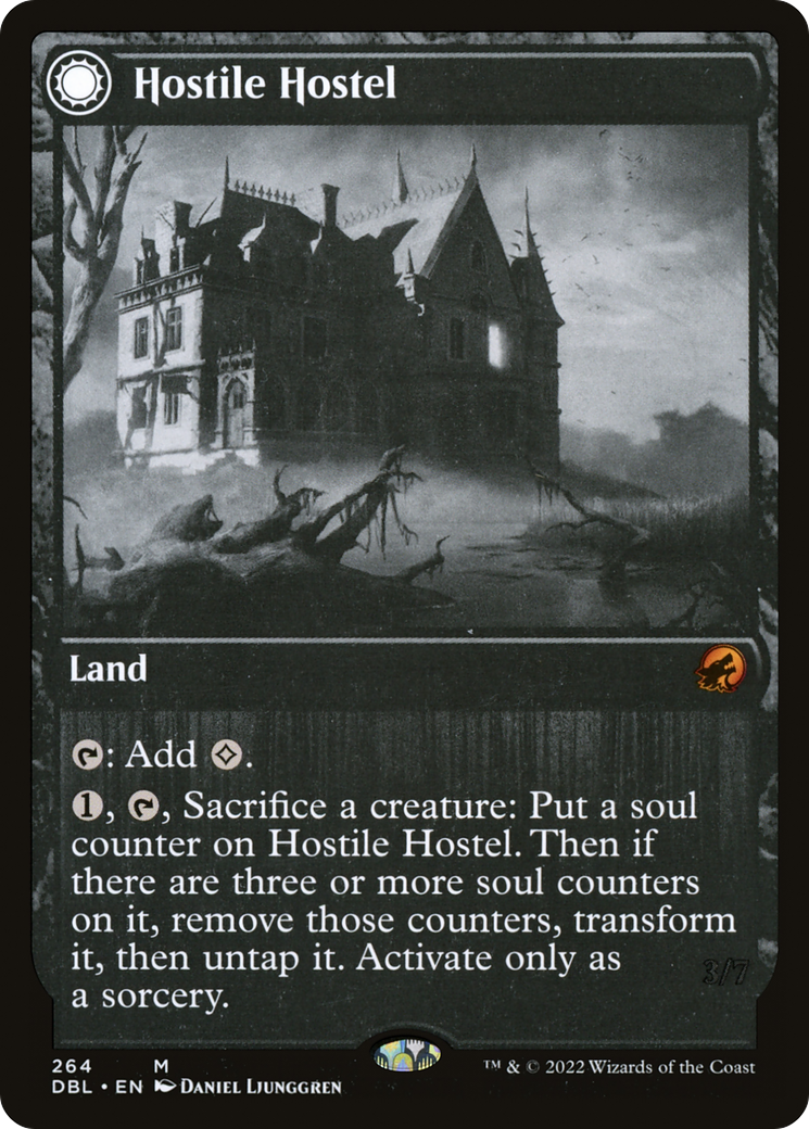 Hostile Hostel (DBL-264)  - Innistrad: Double Feature: (Double Faced Transform)