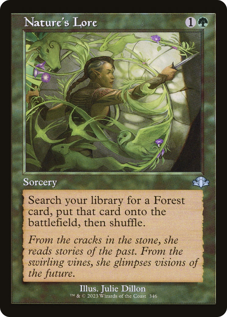 Nature's Lore (Retro Frame) (DMR-346)  - Dominaria Remastered