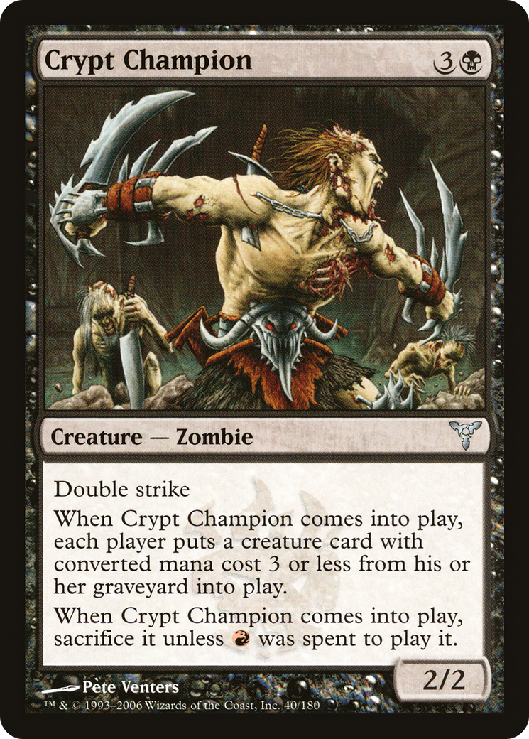 Crypt Champion (DIS-040)  Foil - Dissension