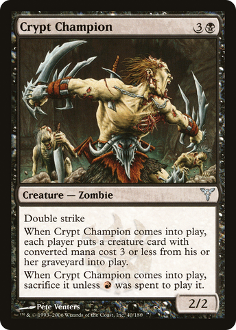 Crypt Champion (DIS-040)  Foil - Dissension