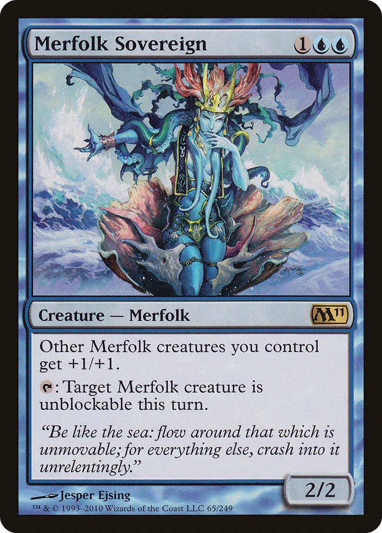 Merfolk Sovereign (M11-065)  Foil - Magic 2011
