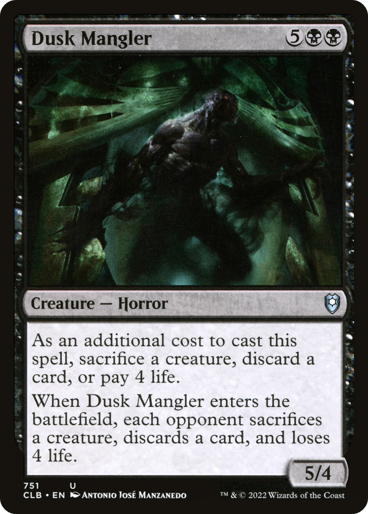 Dusk Mangler (CLB-751)  - Commander Legends: Battle for Baldur's Gate