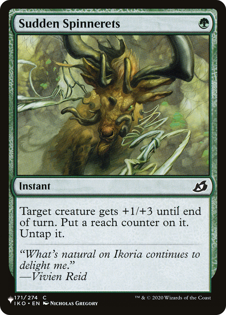 Sudden Spinnerets (LIST-IKO-171)  - The List