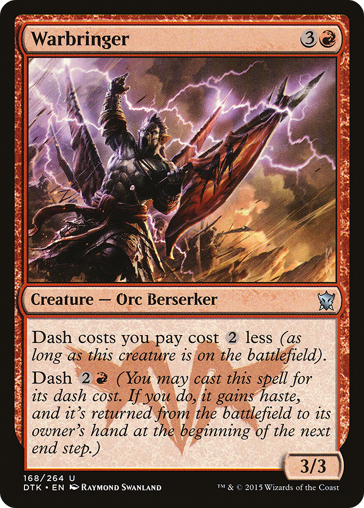 Warbringer (DTK-168) - Dragons of Tarkir Foil