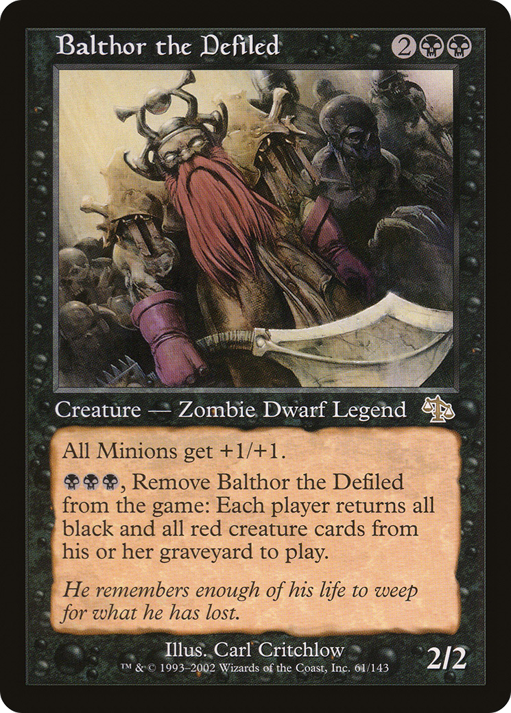 Balthor the Defiled (JUD-061)  Foil - Judgment