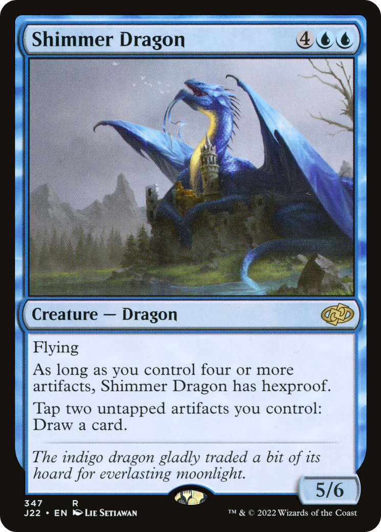Shimmer Dragon (J22-347)  - Jumpstart 2022
