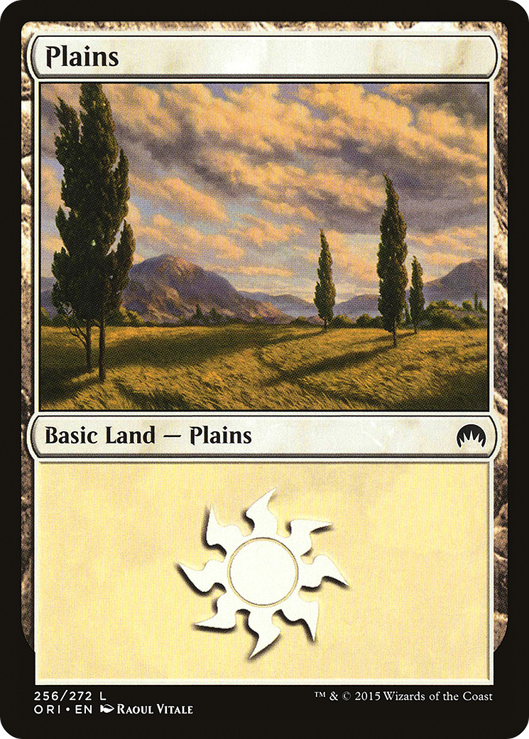 Plains (256) (ORI-256)  Foil - Magic Origins