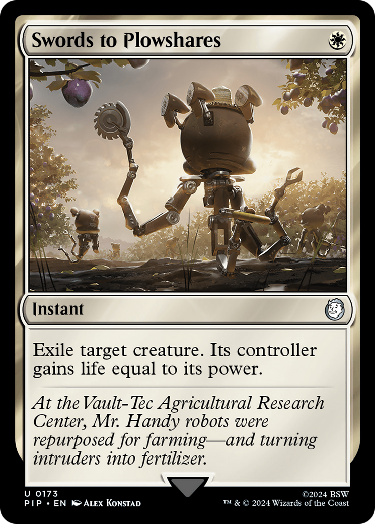 Swords to Plowshares (PIP-173)  - Fallout