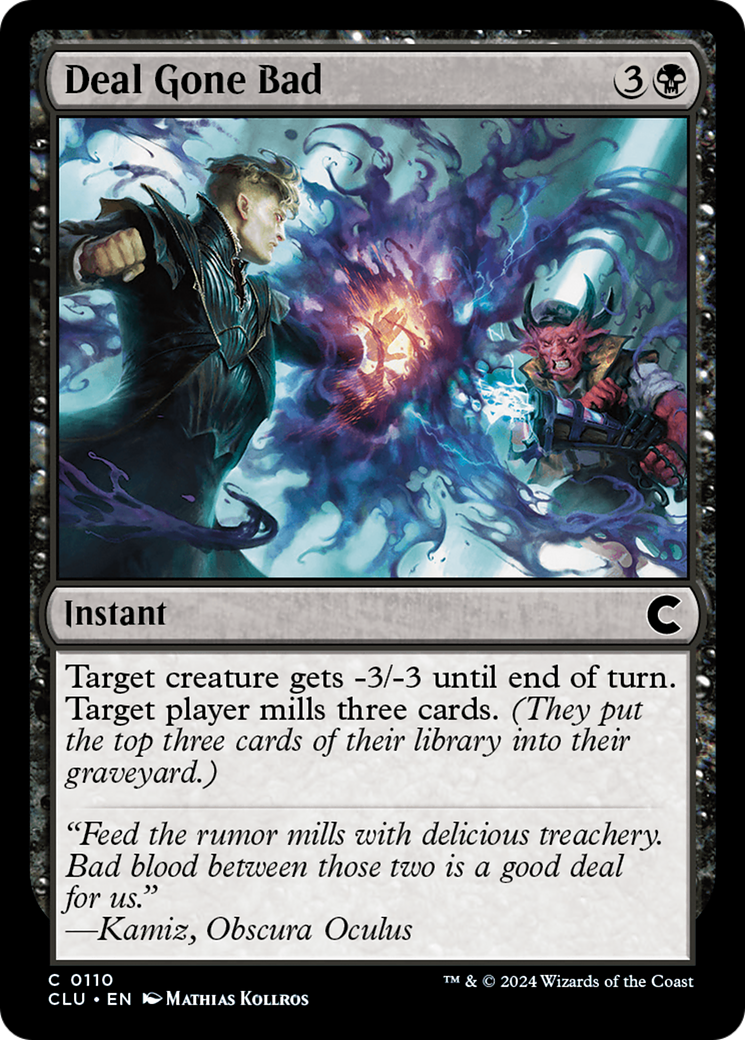 Deal Gone Bad (CLU-110)  - Ravnica: Clue Edition