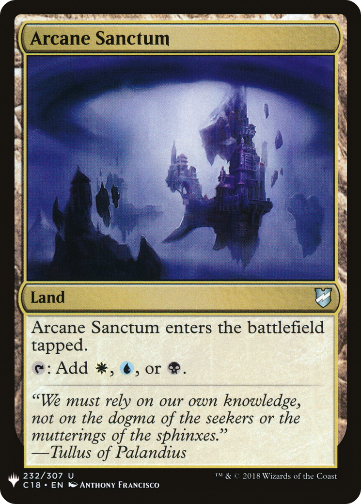 Arcane Sanctum (LIST-C18-232)  - The List