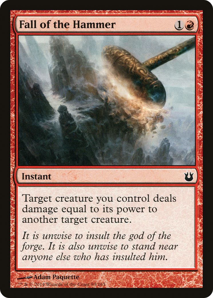 Fall of the Hammer (BNG-093)  Foil - Born of the Gods