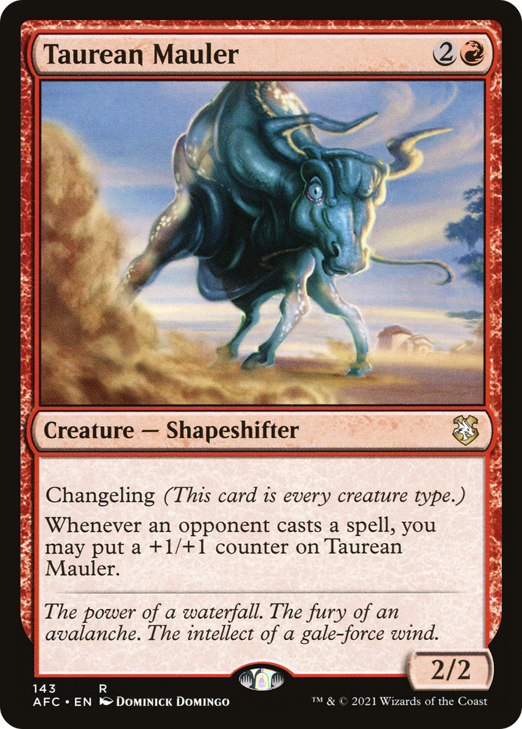 Taurean Mauler (AFC-143) - Adventures in the Forgotten Realms Commander