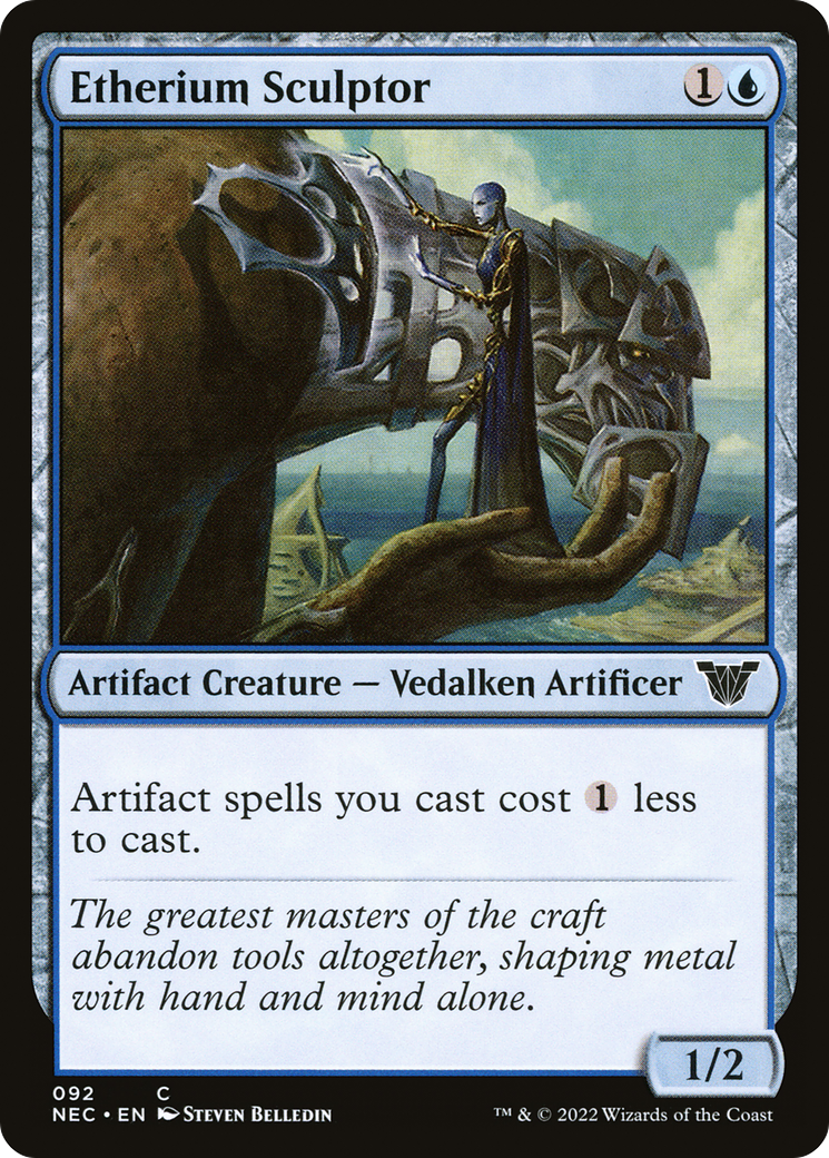 Etherium Sculptor (NEC-092)  - Neon Dynasty Commander