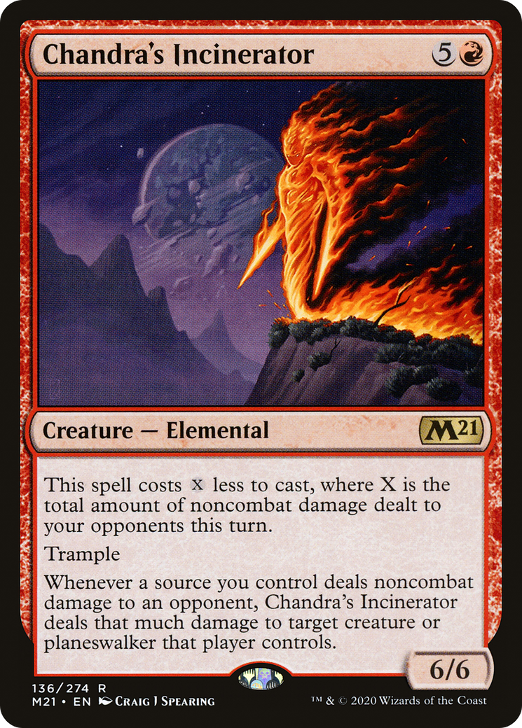 Chandra's Incinerator (M21-136)  Foil - Core Set 2021