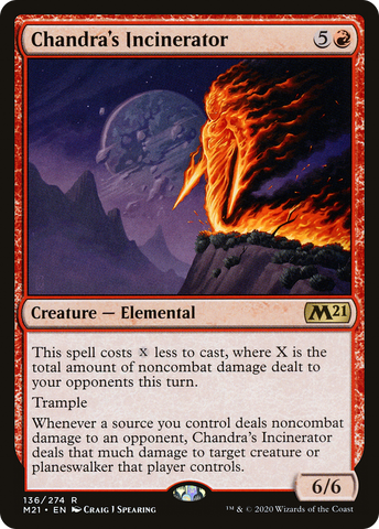 Chandra's Incinerator (M21-136)  Foil - Core Set 2021