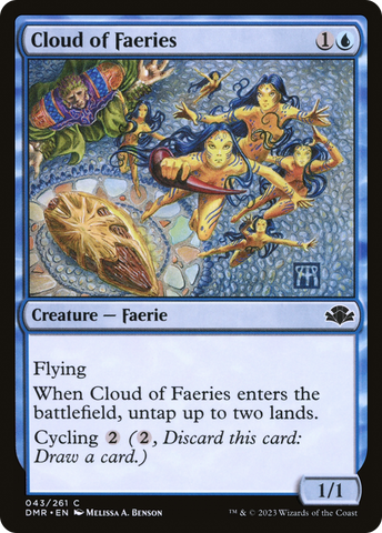 Cloud of Faeries (DMR-043)  - Dominaria Remastered