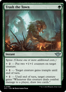 Trash the Town (OTJ-186) - Outlaws of Thunder Junction: (spree) Foil