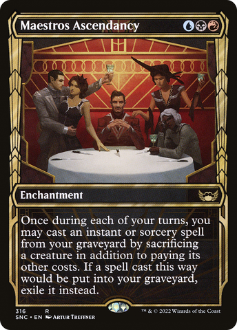 Maestros Ascendancy (Showcase) (SNC-316)  - Streets of New Capenna: (Showcase)